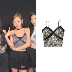 Julie Leopard Lace Camisole
