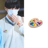 Taehyung Multicolor Paint Palette Brooch