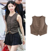 Ruka Vintage Houndstooth Vest