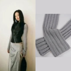 Jennie Ribbed Knit Arm Sleeves