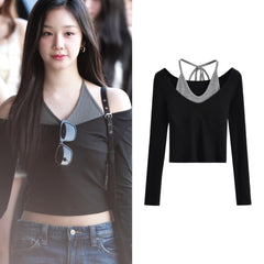Pharita Two-Piece Illusion Top