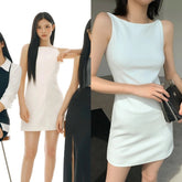 Haerin Ivory Casual A-Line Dress