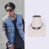 Jake Silver Chain Buckle Necklace