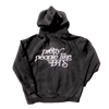 "Pretty People Like BTS" Slogan Hoodie (Charcoal)