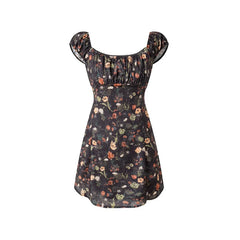Ahyeon Floral Puff-Mini Dress