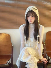 Sakura Crochet Flower Hat