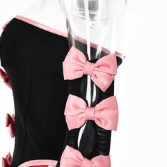 Eunchae Pink Bow Corset Set