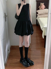 Jennie Balloon Hem Dress