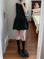 Jennie Balloon Hem Dress