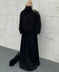 Jin Black Faux Fur Jacket