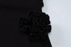 Rei Black Flower Dress
