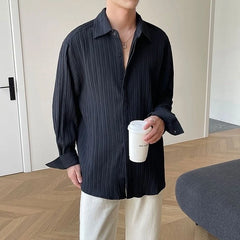 Jin Pleated Textured Shirt
