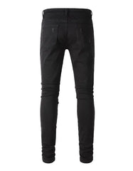 Jimin Noir Ripped Jeans