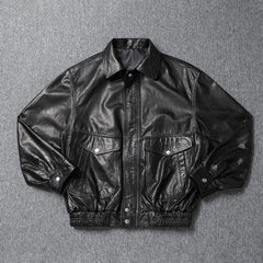 Taehyung Vintage Leather Jacket