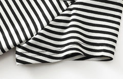 Yuna Striped Scoop-Neck Top