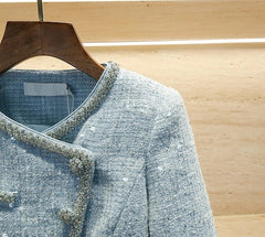 Sullyoon Tweed Crop Jacket
