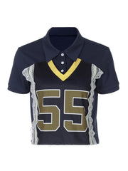 Jennie Varsity Lace Tee