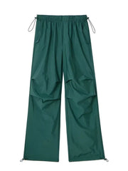 Danielle Olive Parachute Drawstring Pants