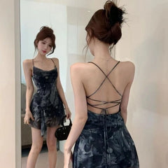Natty Cowl Back Dress