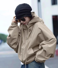 J-Hope Sand Hooded Windbreaker Jacket