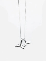 J-Hope Silver Dolphin Tail Necklace