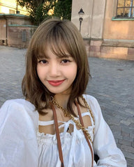 White Square Collar Ribbon Stretch Blouse | Lisa – BlackPink