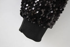 Liz Sparkly Sequin Cropped Jacket