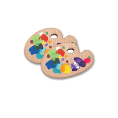 Taehyung Multicolor Paint Palette Brooch