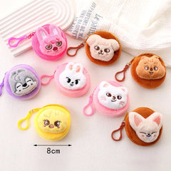 SKZoo™ Mini Plush Coin Bag Yellow Chicken Puppy Earphone Storage Bag