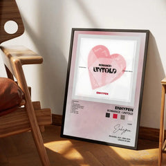 ENHYPEN “E-ENHYPEN” Album Canvas Wall Art Poster