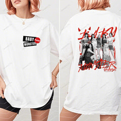 BABYMONSTER Double-Sided Graphic Tee