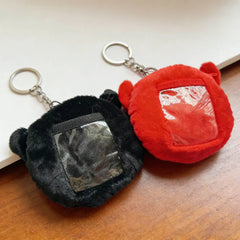 BABYMONSTER Cartoon Plush Coin Purse Keychain