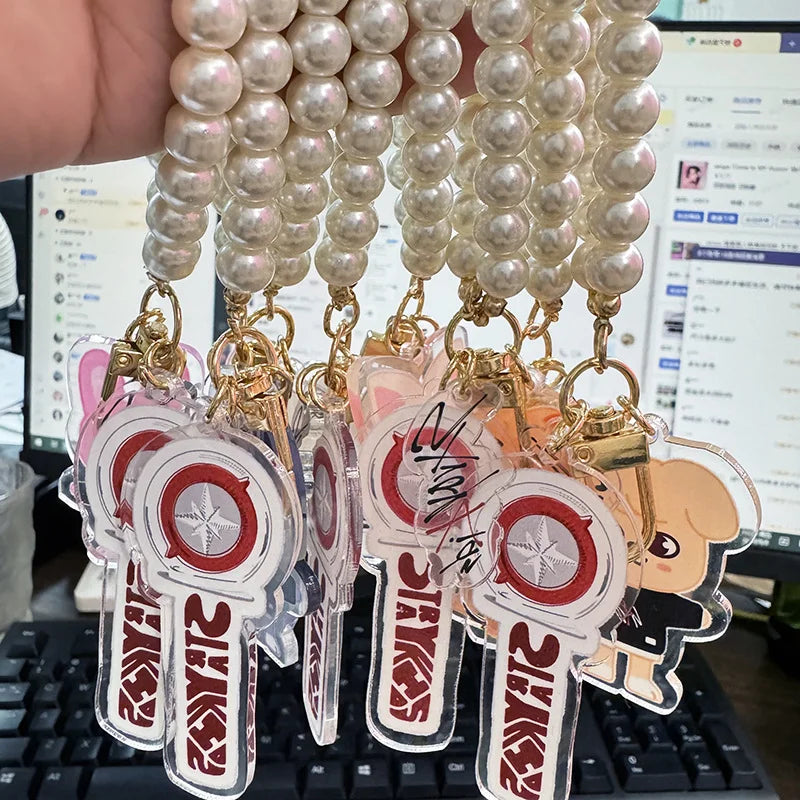SKZoo™ Double-Sided Bead Acrylic Keychain
