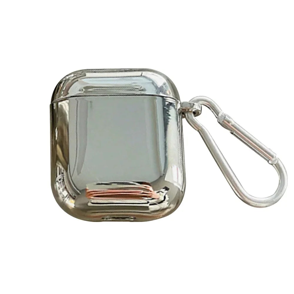Silver Metal AirPods Case