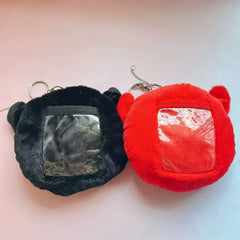 BABYMONSTER Cartoon Plush Coin Purse Keychain