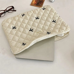 Rabbit Bow Laptop Sleeve