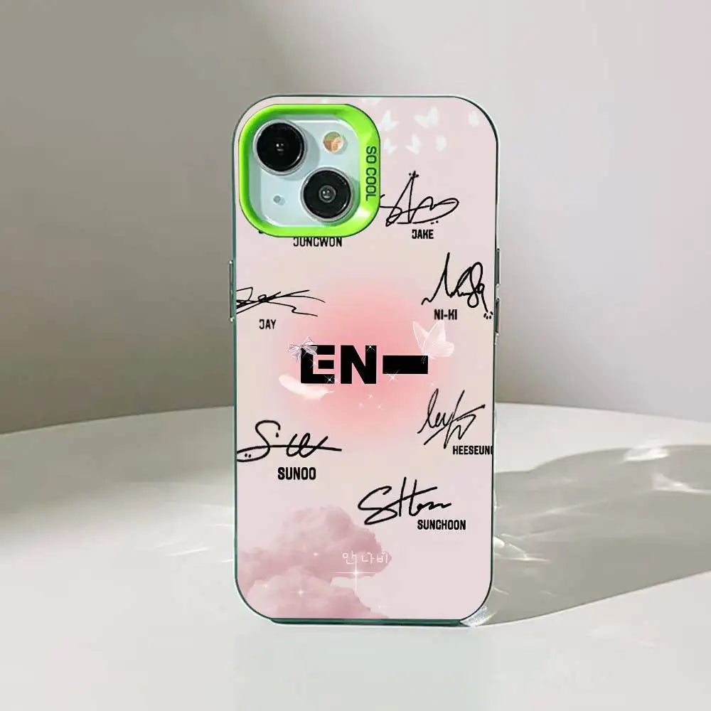 HEESEUNG Laser Silver Phone Case
