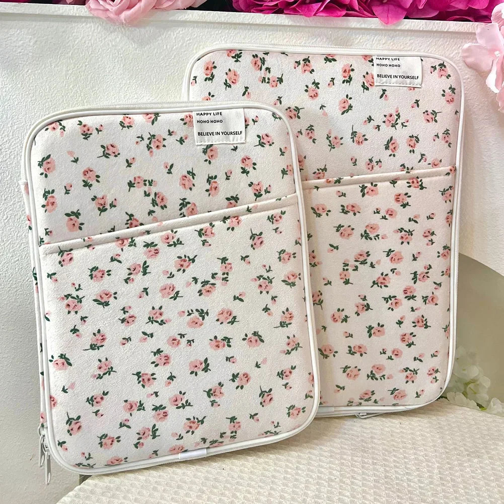 Floral Padded Laptop Sleeve