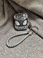 Silver Spiderman AirPods Case