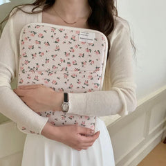 Floral Padded Laptop Sleeve