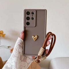 Gold Heart Galaxy Case & Strap
