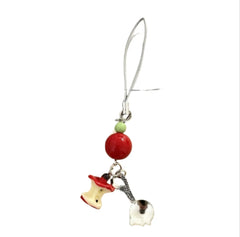 Strawberry Green Hat Phone Chain