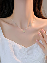 Jimin Silver Daisy Chain Necklace