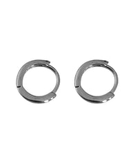 RM Silver Mini Loop Earrings