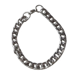 Jungkook Thick Silver Chain Bracelet