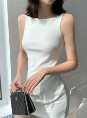 Haerin Ivory Casual A-Line Dress