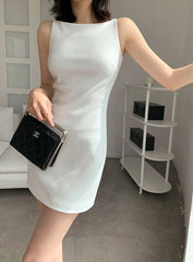 Haerin Ivory Casual A-Line Dress