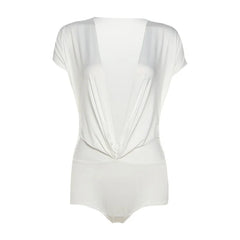 Jennie Deep V-Neck Bodysuit