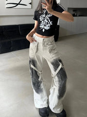 Lisa Gradient Cargo Jeans