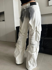 Lisa Gradient Cargo Jeans